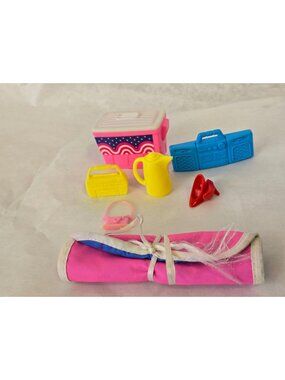 Vintage Barbie Accessories Playhouse Imaginative Play Picnic Dolls Classic